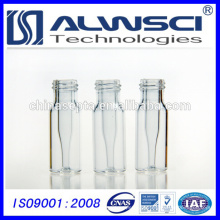 2 ml 9-425 frasco de vidro transparente HPLC auto-amostrador com Micro-inserto de vidro integrado de 0,2 ml